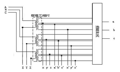 变比测试仪检定装置工作原理图.jpg 变比测试仪检定装置工作原理图.jpg