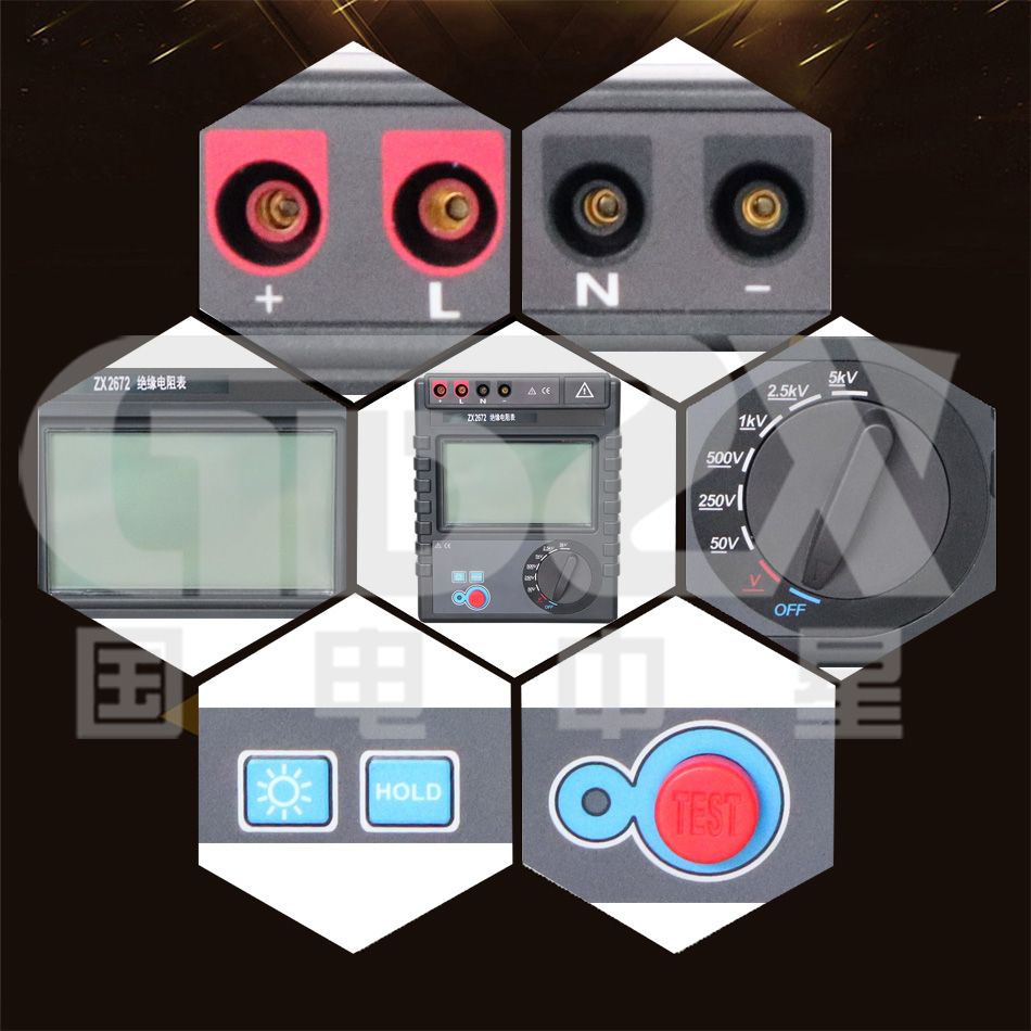 ZX2672绝缘电阻表细节图 ZX2672绝缘电阻表细节图